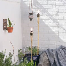 Bamboo Garden Fire Torch Natural 60cm (Pack of 6)