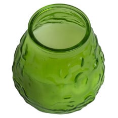 Lowboy Candles Wax Filled Glass Jar 70 Hour Green (Pack of 6)