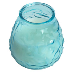 Lowboy Candles Wax Filled Glass Jar 70 Hour Turquoise (Pack of 6)