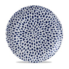 Dudson Terrazzo Blue Coupe Plate 10.25 Inch
