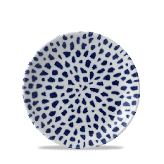 Dudson Terrazzo Blue Coupe Plate 6.5 Inch