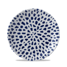Dudson Terrazzo Blue Coupe Plate 8.67 Inch