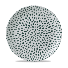 Dudson Terrazzo Green Coupe Plate 10.25 Inch