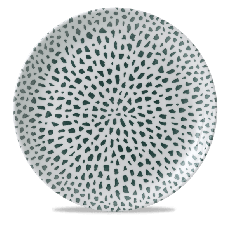 Dudson Terrazzo Green Coupe Plate 11.25 Inch