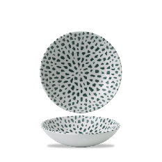 Dudson Terrazzo Green Coupe Bowl 7.25 Inch
