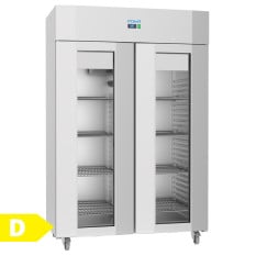 Polar U-Series Energy Double Door Upright Display Freezer 1400 Litre
