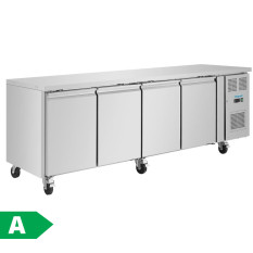 Polar U-Series Four Door Counter Fridge 553 Litre