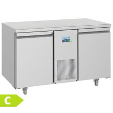 Polar U-Series Energy Efficient Range 2 Door Counter Freezer 281 Litre