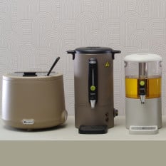 Hendi UNIQ Soup Kettle 8 Litre Beige