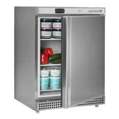 Tefcold Undercounter Fridge Silver 129 Litre