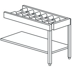 Inlet / Outlet Roller Table 160cm