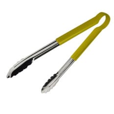 Stainless Steel Utility Tong 9 Inch 23cm Yellow