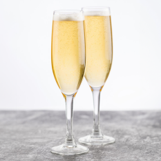 Vicrila Altesse Fine Rim Toughened Champagne Flutes 175ml/6oz (Pack of 6)