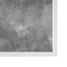 Bolero Dark Stone Effect Outdoor Glass Table Top White 700mm