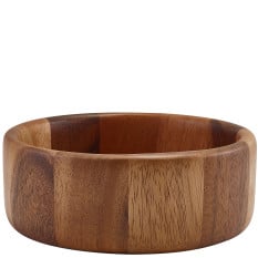 Acacia Wood Straight Sided Bowl 16cm/6.2"