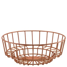 GenWare Copper Deco Display Basket 25 x 10cm