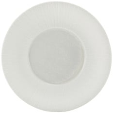 Incise Porcelain Lucine Deep Winged Plate 26cm/10" (Pack of 6)