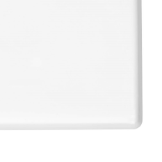 Bolero Square Table Top White 600mm