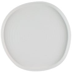Churchill White Organic Walled Chefs Plate 25.5cm/10" (Pack of 6)