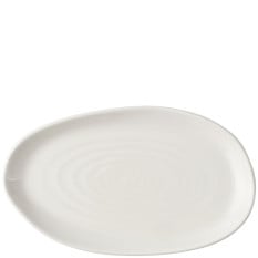 Churchill Envisage White Natural Oblong Plate 22x13cm/8.7x5.1" (Pack of 6)