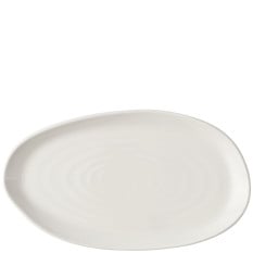Churchill Envisage White Natural Oblong Plate 26x15cm/10.25x5.1" (Pack of 6)