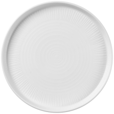 Churchill Bamboo Ceramic Walled Plate 21cm/8.25" (Pack of 6)