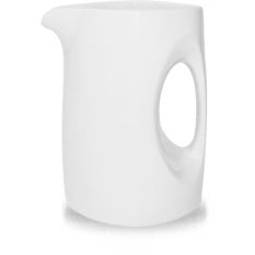 Bit On The Side White Square Jug 8.5cm