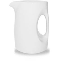 Bit On The Side White Square Jug 9cl/3oz