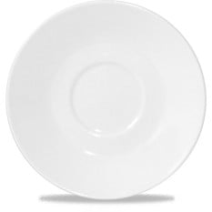 Classic White Cafe Saucer Small 5.5"