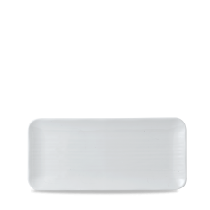 Dudson White Organic Coupe Rect Platter 13 .75x6.25 Inch (Pack of 6)