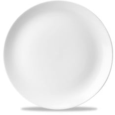 White Evolve Coupe Plate 11.25"