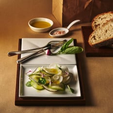 Rene Ozorio White Album Rectangular Tray with Indent 28.5 x 10cm/11.2 x 4" (Pack of 12)