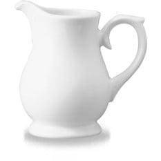 White Sandringham Jug 0.25Pt