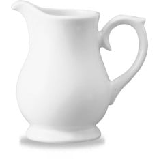 White Sandringham Jug 0.5Pt