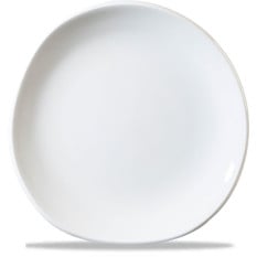 Churchill Trace Organic White Round Plate 18.6cm/7.31" (Pack of 12)