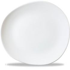 Classic Trace White Round Plate 8 1/4"