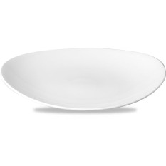 Orbit White Orbit Oval Coupe Plate 10 Inch
