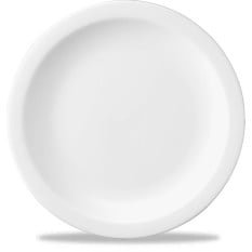 Nova White Plate 8"