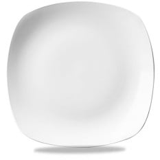 X Squared White Square Plate 6.5 Inch