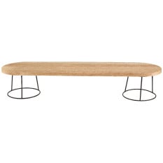 GenWare Hevea Wood Plinth 120 x 32cm/47.2 x 12.6"