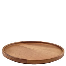 GenWare Acacia Wood Presentation Plate 20.5cm/8"