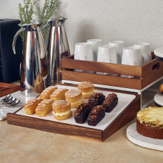 GenWare Acacia Wood Slanted Stand GN 1/2