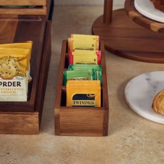 GenWare Acacia Wood Tea Box 30 x 10 x 6cm