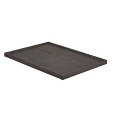 GenWare Black Wood Veneer Amenity Tray