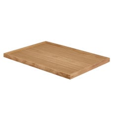 GenWare Light Wood Veneer Amenity Tray
