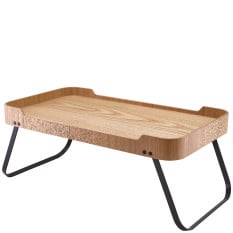 GenWare Light Wood Veneer Room Service Tray 59 x 30 x 23cm