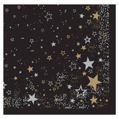Swantex Midnight Sparkle Festive Lunch Napkin 33cm 2ply (Pack of 1000)