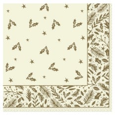Swantex Tis the Season Festive Dinner Napkin 40cm 3ply (Pack of 600)