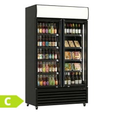 Prodis Upright Commercial Display Fridge Double Door 750 Litre