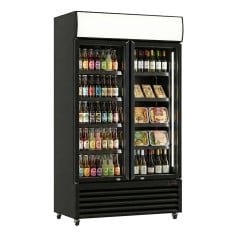 Prodis Upright Commercial Display Fridge Double Door 750 Litre